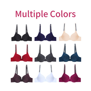 Binnys Cổ Phiếu Có Sẵn Phụ Nữ Áo Lót Giá Thấp Màu Rắn Đồng Bằng Thiết Kế Đơn Giản Phong Cách Mạnh Mẽ Hỗ Trợ Đầy Đủ Cup Sexy Phụ Nữ Đồ Lót - Product Image 6