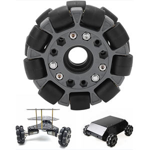 ล้อออมนิ 100 มม. สำหรับหุ่นยนต์ 360 องศา รุ่น 14049 °   ชุดอุปกรณ์หุ่นยนต์แบบแท่นหมุน รับน้ำหนักได้ 20 กก. แบบใส รุ่นคู่ สำหรับคนงาน 14049 - Product Image 2