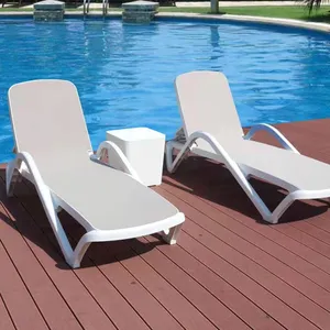 In Stocks outdoor Hotel plastics Sun Loungers Beach Bed Waterproof Swimming Pool Chair ledge lounger in pool