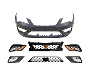 Kit de Conversión de Parachoques para Seat Leon 2013, Modificado a Kit de Carrocería <span class=keywords><strong>CUPRA</strong></span> <span class=keywords><strong>R</strong></span> <span class=keywords><strong>2018</strong></span>, Parrilla Delantera y Parachoques - Product Image 2