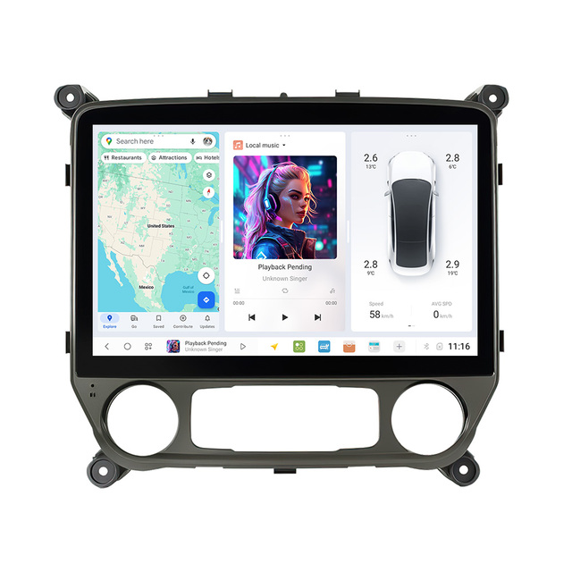 DUDUAUTO UIS7870 12Inch Car Radio Intelligent System Multimedia Player Stereo Head Unit for SILVERADO GMC SIERRA 2014 - 2020