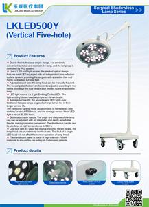 Hot bán năm lỗ LED shadowless phẫu thuật đèn Pet nha khoa bệnh viện hoạt động chiếu sáng sàn điện phẫu thuật thẩm mỹ - Product Image 6