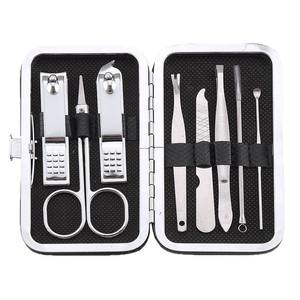 Ensemble de manucure de luxe en acier inoxydable, ensemble de coupe-ongles 8 pièces, ciseaux professionnels pour le soin des ongles - Product Image 6
