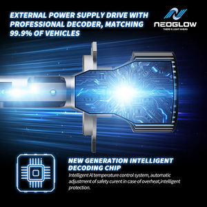 Neoglow New Release Value Deal 100W 15000Lm Tubo <span class=keywords><strong>de</strong></span> cobre <span class=keywords><strong>de</strong></span> refrigeración para Toyota H7 9006 2Y Garantía Led Faros Bombilla Decodificador - Product Image 3