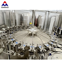 Usine de traitement de production de machines d'emballage, d'étiquetage et de remplissage automatiques d'eau minérale pure en bouteille de 10 000 bph
