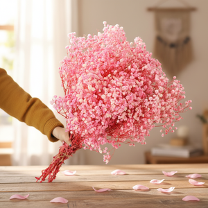 Branche de lotus préservée faite à la main, style <span class=keywords><strong>chic</strong></span>, élégante, pour <span class=keywords><strong>mariage</strong></span>, rentrée scolaire, fleur immortelle, ornement imperméable - Product Image 1