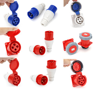IP67 thời tiết công nghiệp cắm ổ cắm 16A <span class=keywords><strong>3</strong></span> <span class=keywords><strong>pin</strong></span> Đức IP44 không thấm nước ổ cắm điện <span class=keywords><strong>3</strong></span> ổ cắm AC điện cắm - Product Image 1