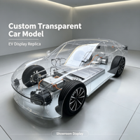 Modèle d'affichage EV transparent personnalisé