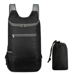 Free Sample expandable gym lightweight waterproof <b>nylon</b> oem kids foldable <b>backpack</b> for students - Product Image 5
