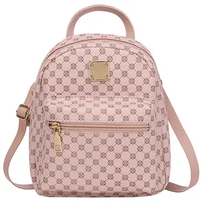 ZR158 Girls' Backpacks Are Versatile And Stylish with Small Checked Schoolbags Cosmetics Women Bag Female Backpack Mini Zipper