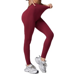 Pantalon de yoga taille haute sans couture pour l'automne et l'hiver, effet fessier galbé, contrôle <span class=keywords><strong>du</strong></span> ventre, rehaussement des hanches, sans plis ni lignes gênantes - Product Image 5