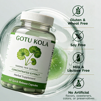 Capsules d'extrait de Gotu Kola à marque privée OEM – Complément Herbal pour la Santé de la Peau et le Système Immunitaire