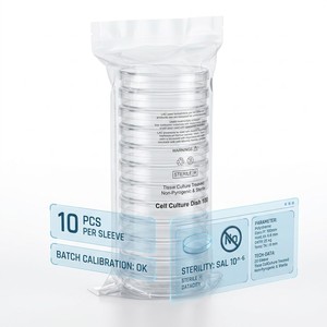 Boîte de Pétri stérile de 100 mm pour culture tissulaire, traitée, 1 <span class=keywords><strong>à</strong></span> 2 compartiments pour la culture cellulaire - Product Image 6