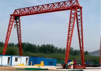 Pont roulant monopoutre à treillis MHh 10T 20T 30T résistant au vent pour extérieur, équipement de levage personnalisable