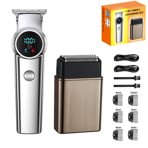 Tondeuse à cheveux professionnelle sans fil OEM LCD, batterie lithium USB, 0 mm, pour finitions de précision, garantie 1 an - Product Image 4