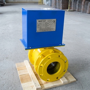 Puerta de descarga reguladora duradera <span class=keywords><strong>HENT</strong></span>, accionada neumáticamente a temperatura normal para sistemas de línea de transporte de polvo a granel - Product Image 4