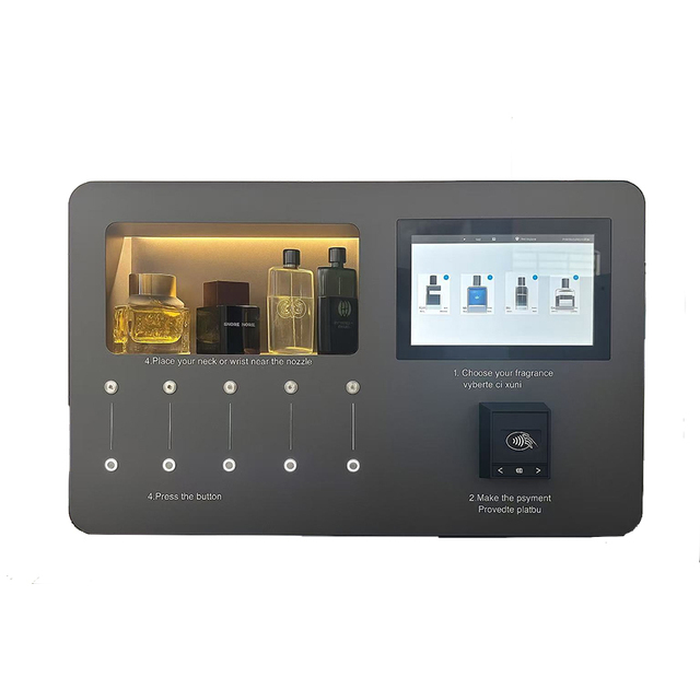 Belgium New Arrival Cologne Perfume Spraying Vending Machine Contactless Card Functional with SDK