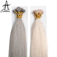 Y Tip – Extension de cheveux naturels Remy, kératine, éventail