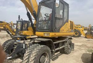 Excavadora de Ruedas Usada W915E con Motor Yanmar, Excavadora de Ruedas de Alta Resistencia con Gran Potencia de Excavación para Construcción y Minería - Product Image 5