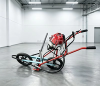 Tondeuse à gazon thermique à poussée manuelle, type chariot, pour le désherbage des pâturages et la récolte économique des cultures