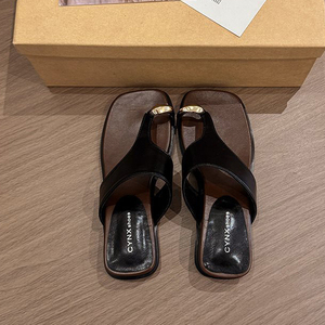 Sandalias de Mujer Estilo Francés para Uso en Exteriores, Novedades 2026, Sandalias Sencillas de Tacón Bajo, Perfectas para Vestidos - Product Image 3