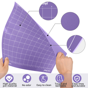 LYA Brand Cutting Mat for <span class=keywords><strong>Cricut</strong></span>, 6 Pack Cutting Mat 12x12 for <span class=keywords><strong>Cricut</strong></span> Variety Adhesive Sticky Cutting Mats Accessories for Cric - Product Image 5