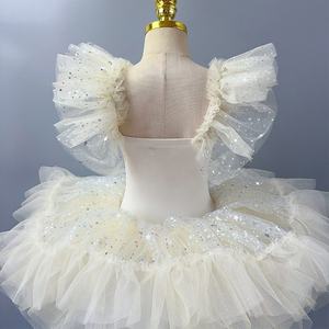 ชุดเดรสเจ้าหญิงสำหรับเด็กผู้หญิง, ชุดกระโปรงบัลเล่ต์ชุดเต้นบัลเลต์ชุดสำหรับเด็กผู้หญิงชุดการแสดงบนเวที - Product Image 5