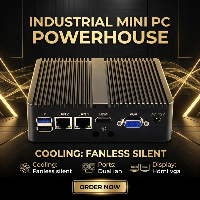 MEET NANO MINI AI Mini PC Intel Core N100 Processor 32GB DDR5 RAM 2TB Gen 4 SSD Windows 11 Pro Mini Gaming Desktop Computer New