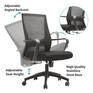 Ergonomic Price Furniture Mesh Executive Chairs Accessories <b>Table</b> Visitor Swivel <b>Computer</b> Office Chair <b>for</b> Sale - Product Image 6