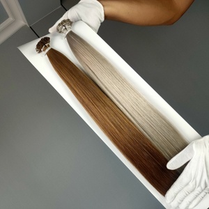 Extensiones de Cabello de Queratina Virgen al por Mayor Jasmine Beauty, Cabello Remy de Doble Trama, Punta Plana 12A, Estilos Lisos Adheridos, 16-28 Pulgadas - Product Image 1