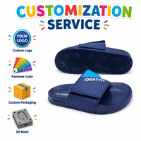 Sandalias de Verano para Niños al por Mayor con Logotipo Personalizado, Correa de Velcro Ajustable, Suela Gruesa Antideslizante