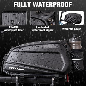 Sac de Selle de Vélo Portable en EVA Imperméable avec Fermeture Éclair, Sac de Porte-Bagages Arrière pour VTT, Vente en Gros Usine - Product Image 4