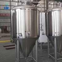 Navire de fermenteur de brassage de bière artisanale de qualité supérieure 500l 1000l 2000l équipement de brasserie Micro bière artisanale faisant la machine