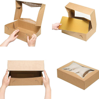 Boîte à gâteau avec couvercle, emballage personnalisé, gaufrage, laminage mat, boîtes à gâteau écologiques biodégradables de luxe, boîtes pour chips, chewing-gum