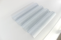 Moule à baguettes en acier au carbone écologique avec revêtement céramique blanc effet marbre antiadhésif pour 4 pains, plaque de cuisson