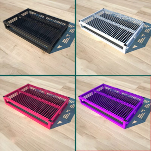 Atacado Grande Capacidade com Aço Inoxidável <span class=keywords><strong>Indoor</strong></span> Stainless Steel <span class=keywords><strong>Dog</strong></span> Potty Pet <span class=keywords><strong>Toilet</strong></span> Anti-mordida Litter Box Training Tray - Product Image 5