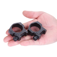 Anneaux de montage pour lunette de chasse en alliage d'aluminium, diamètre du tube 30 mm, montage Picatinny ou Weaver