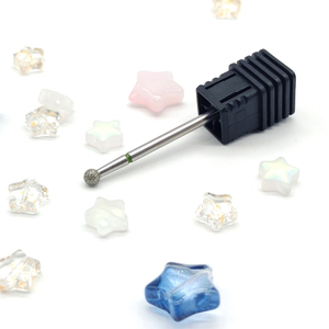 Fraise rotative en diamant de forme sphérique de 3,5 mm pour manucure et pédicure, lime à ongles électrique - Product Image 4