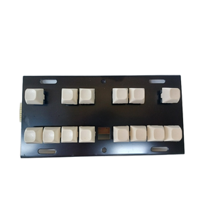 Mario Arcade Game Machine Teclado 14 teclas Pikachu Teclado de metal sin luz - Product Image 1