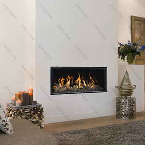 Hành trình 48inch 1219.2x720x380mm hiện đại chèn lửa thật trong nhà nóng hình chữ nhật điều khiển từ xa Propane khí đốt tự nhiên - Product Image 1