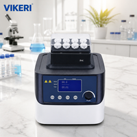 Agitador Térmico de Laboratorio Profesional HCM100-Pro, Incubadora de Calentamiento y Enfriamiento de 1500 rpm para Disolver Muestras en Placas de PCR y Microtubos