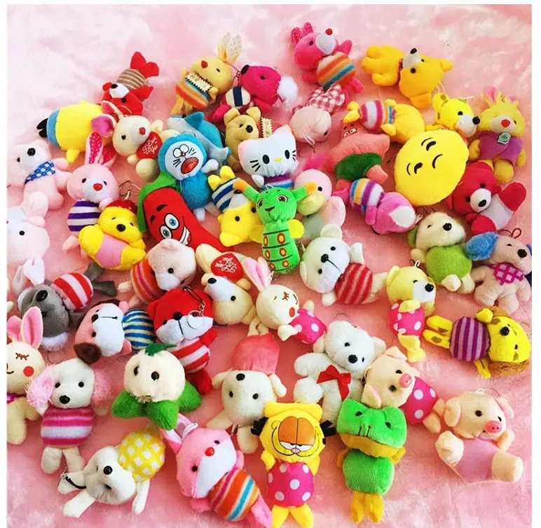 customizable 10-12cm Soft Stuffed Bear Plush Toys Mini Bear Dolls Toy Small Gifts Bag Pendant animal Baby comfort doll