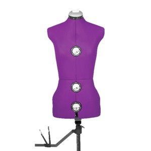 Manichino <span class=keywords><strong>da</strong></span> <span class=keywords><strong>Sartoria</strong></span> Telescopico Regolabile in Plastica per <span class=keywords><strong>Donna</strong></span>, Modello Desheng, Taglio Tridimensionale a Mezzo Busto - Product Image 5