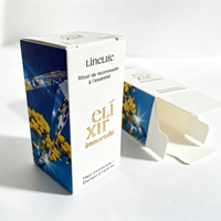Personalisierte Faltschachtel mit Goldfolienprägung Spezialpapier Matte Oberfläche Papierbox