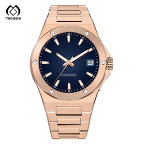 Montre mécanique automatique pour homme Migaga, boîtier en acier inoxydable, cadran en cristal saphir, 40 mm, luminescente - Product Image 5