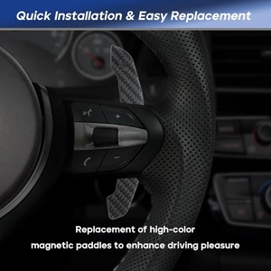Palancas de Cambio Magnéticas de Fibra de Carbono Real para BMW F90 M5 F10 M3 F30 F06 F02 F32 F36 F20 F25 <span class=keywords><strong>Mini</strong></span> F56 <span class=keywords><strong>Supra</strong></span> A90 (Envío desde Almacén en EE. UU.) - Product Image 3