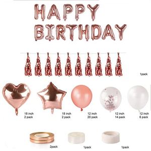 Globos de aluminio para decoración de fiesta de 16 pulgadas, pancarta de papel de aluminio, globos para colgar con letras de feliz cumpleaños - Product Image 4