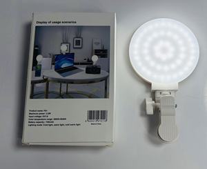 Mini <span class=keywords><strong>lampe</strong></span> LED à clip pour téléphone portable, lumière <span class=keywords><strong>selfie</strong></span>, 100 lampes LED, 3200K-6500K avec batterie pour téléphone Huawei Xiaomi Smartphone - Product Image 4