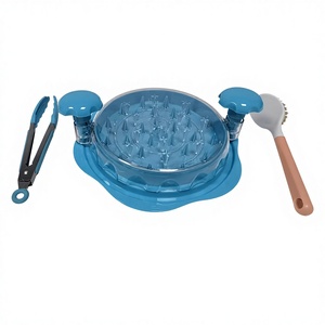 Nuovo Design in Offerta Speciale: Sfilacciatore Antiscivolo per Carne di Pollo e Manzo, Senza BPA, con Coperchio Trasparente e Piatto Rimovibile, per Cucina Domestica, BBQ e Insalate - Product Image 2