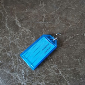 Mejor Precio personalizado <span class=keywords><strong>de</strong></span> plástico colorido etiqueta clave con etiqueta <span class=keywords><strong>de</strong></span> la ventana y anillo - Product Image 5
